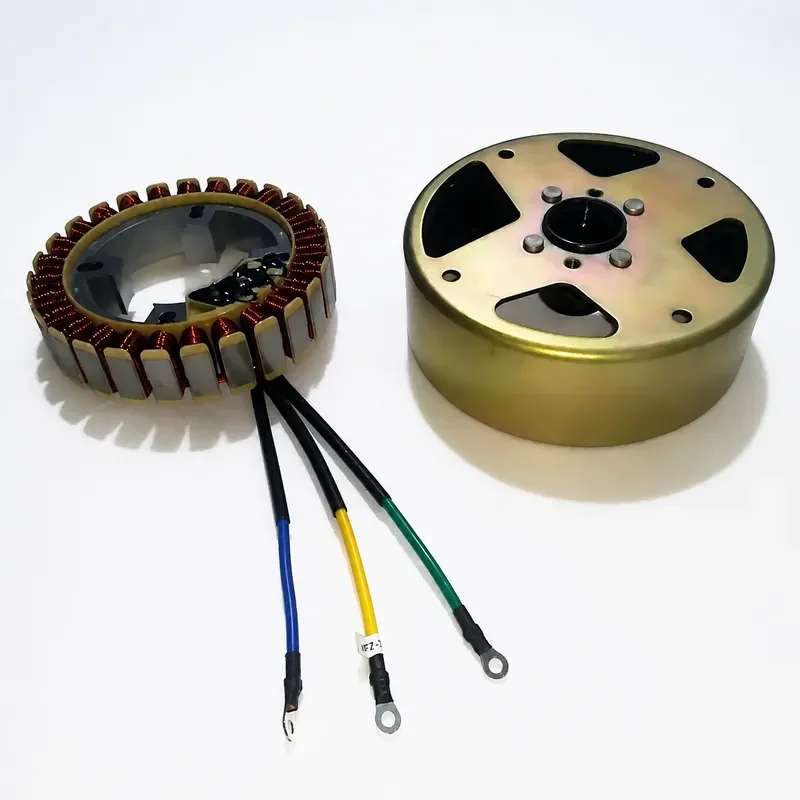 Coil 72V electric tricycle generator range extender accessories stator winding coil assembly 24 volts built-in 60 volts