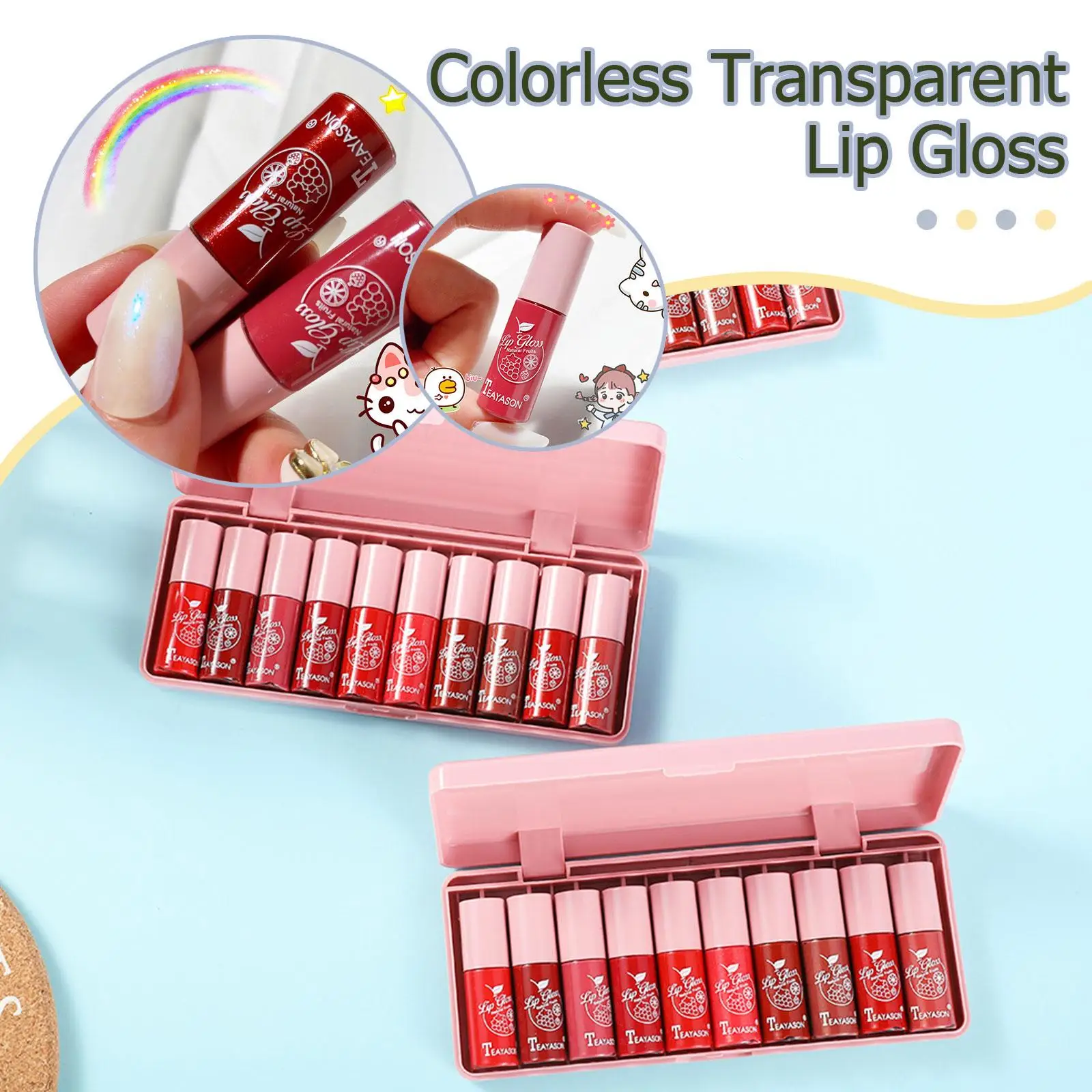 Moisturizing Velvet Mini Lip Gloss Oil Long Lasting Lip Sexy Glaze Lip Red Tint Shiny Liquid Lipsticks Makeup Cosmetic Matt C1x1