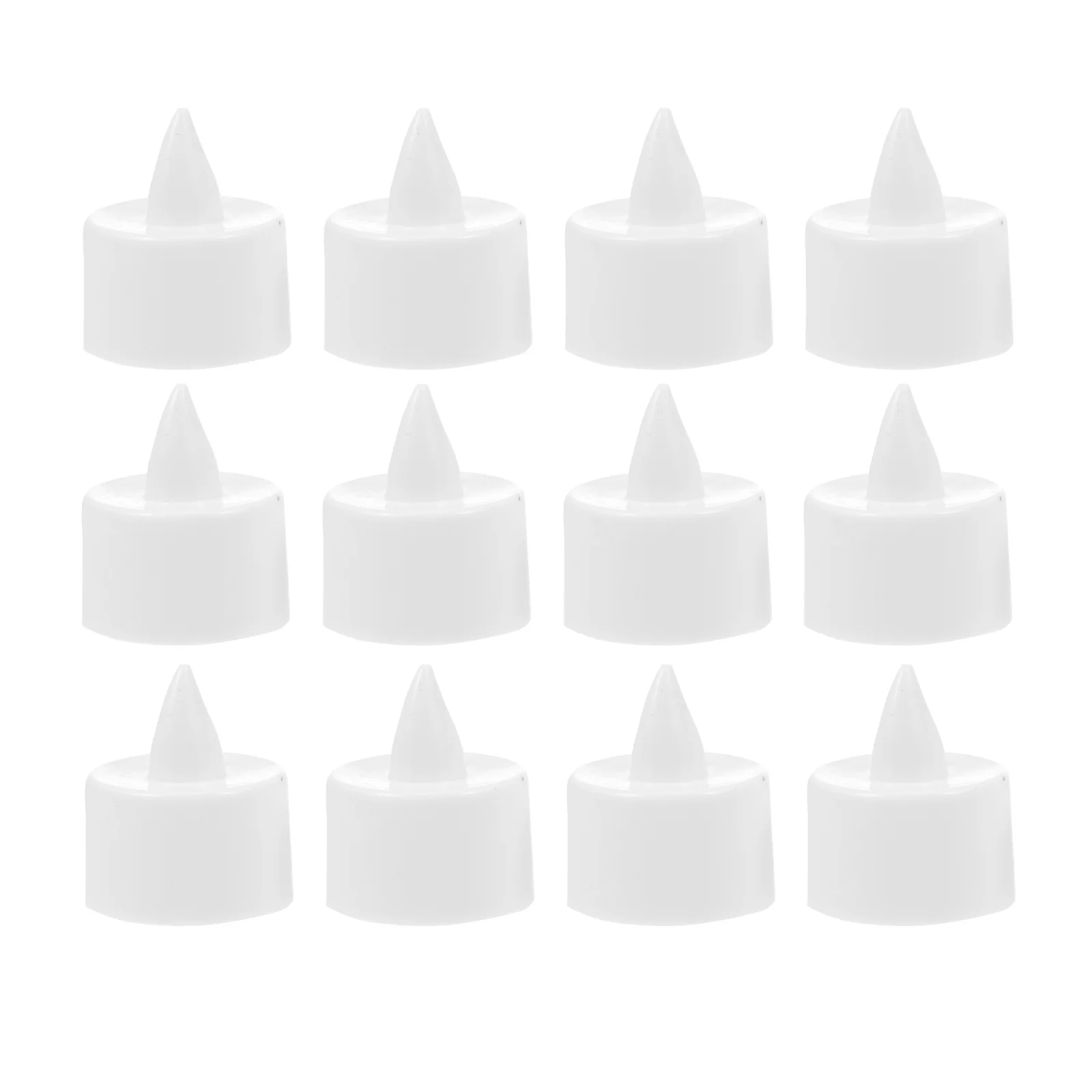 

24Pcs Electronic Flameless Round Shaped Lights Romantic LED Small Desktop Decorative Lamp Lighting Atmosphere Decor