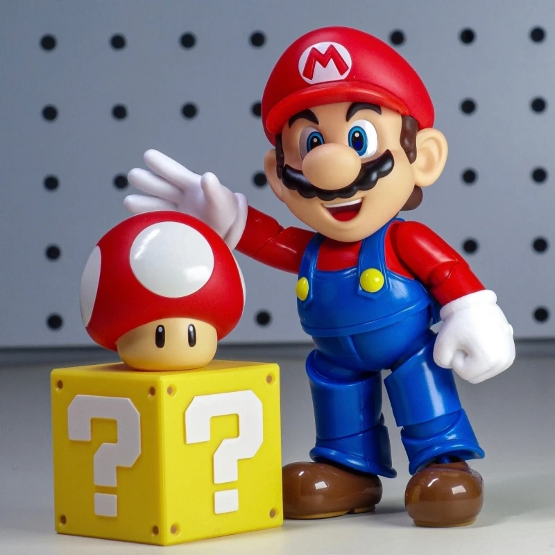 

Bandai Super Mario SHF Action Figure Model Kit Genuine Finished Collectible Toy In Stock Birthday Gifts For Boys