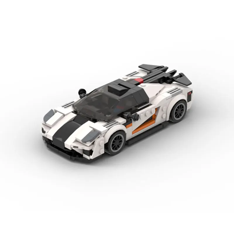 

344-piece small particle building block toy, deluxe edition sports car/racing car, classic collectible car, DIY model, decorativ