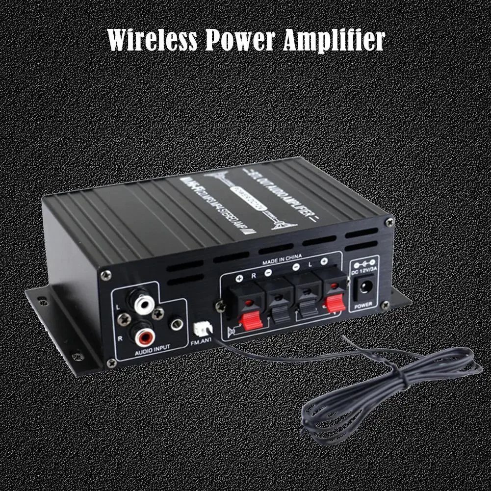 AK380 Digital Amplifier V5.0 HiFi FM Audio Amplifier For Karaoke Home Theater Sound System Subwoofer Speaker