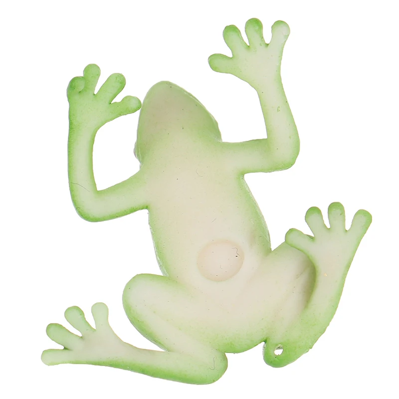 10Pcs Spoof Simulation Soft Rubber Frog Model Animal Toys Toad Tricky Scary Squeeze Frog Toys Children\'s Gifts