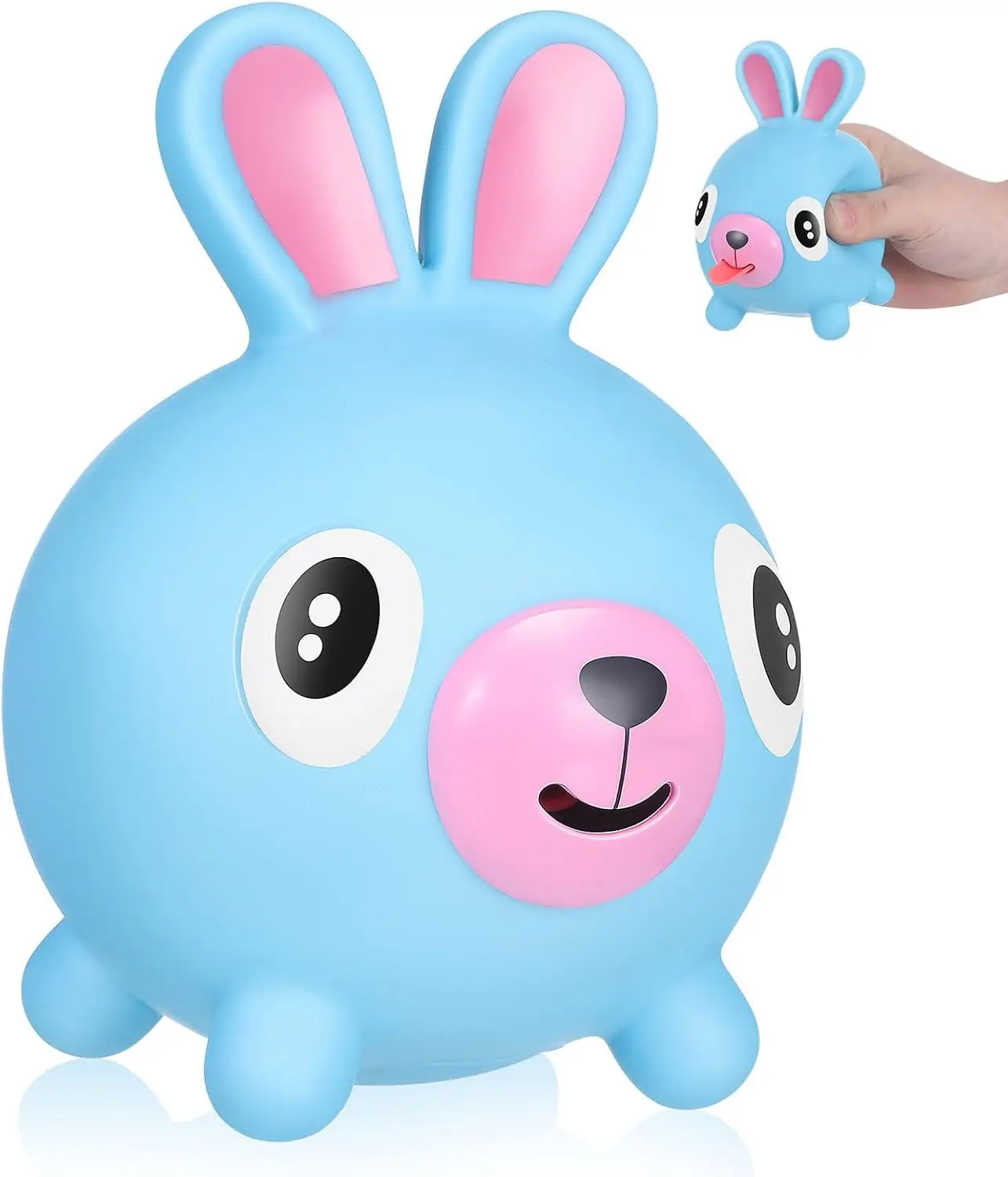 

Funny Animal Squeeze Toys with Squeaky Sound and Tongue Out Feature for Stress Relief, Party Favors