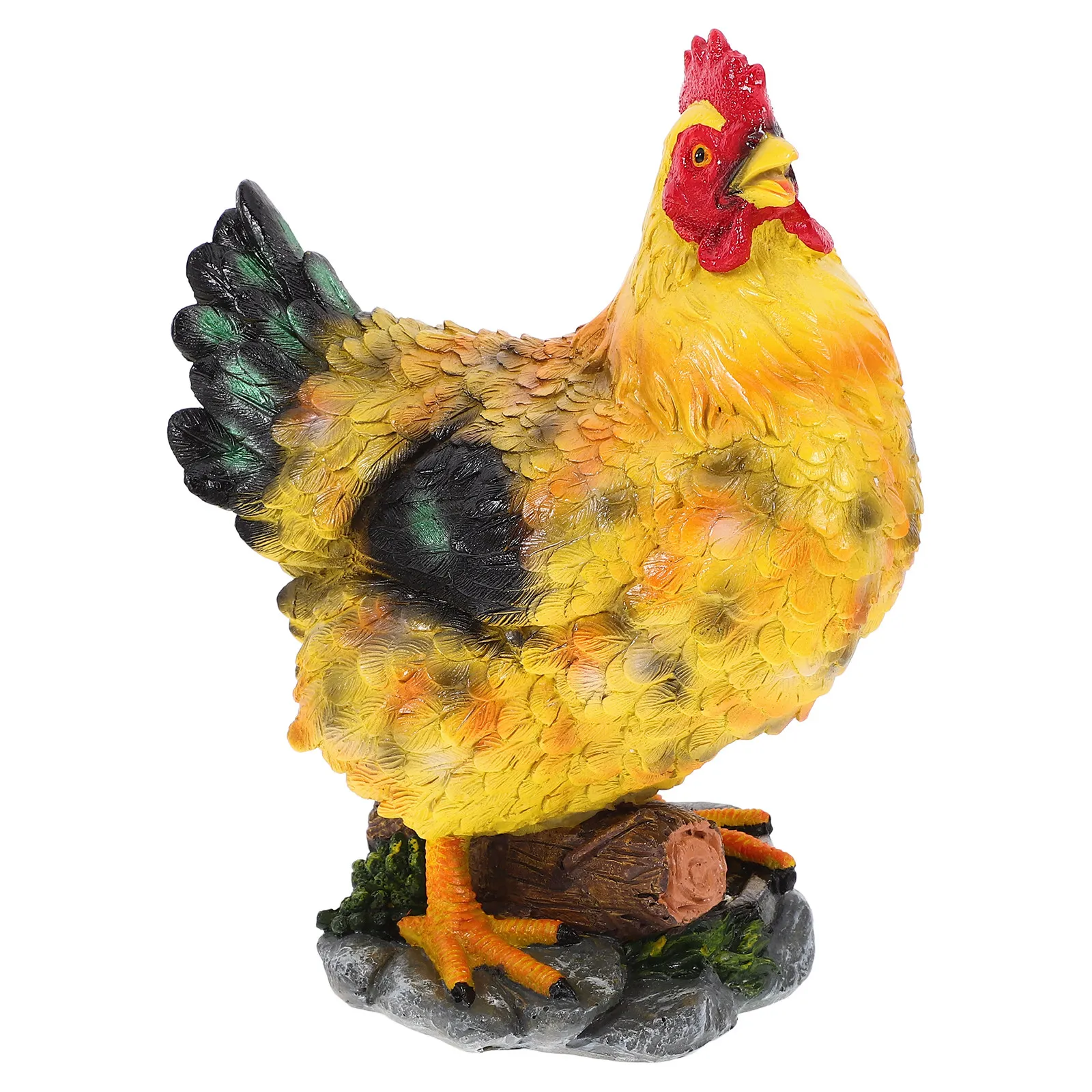 Lifelike Resin Chick Ornament – Handcrafted Countryside Decor for Home, Office, Living Room, Kids Room & Garden