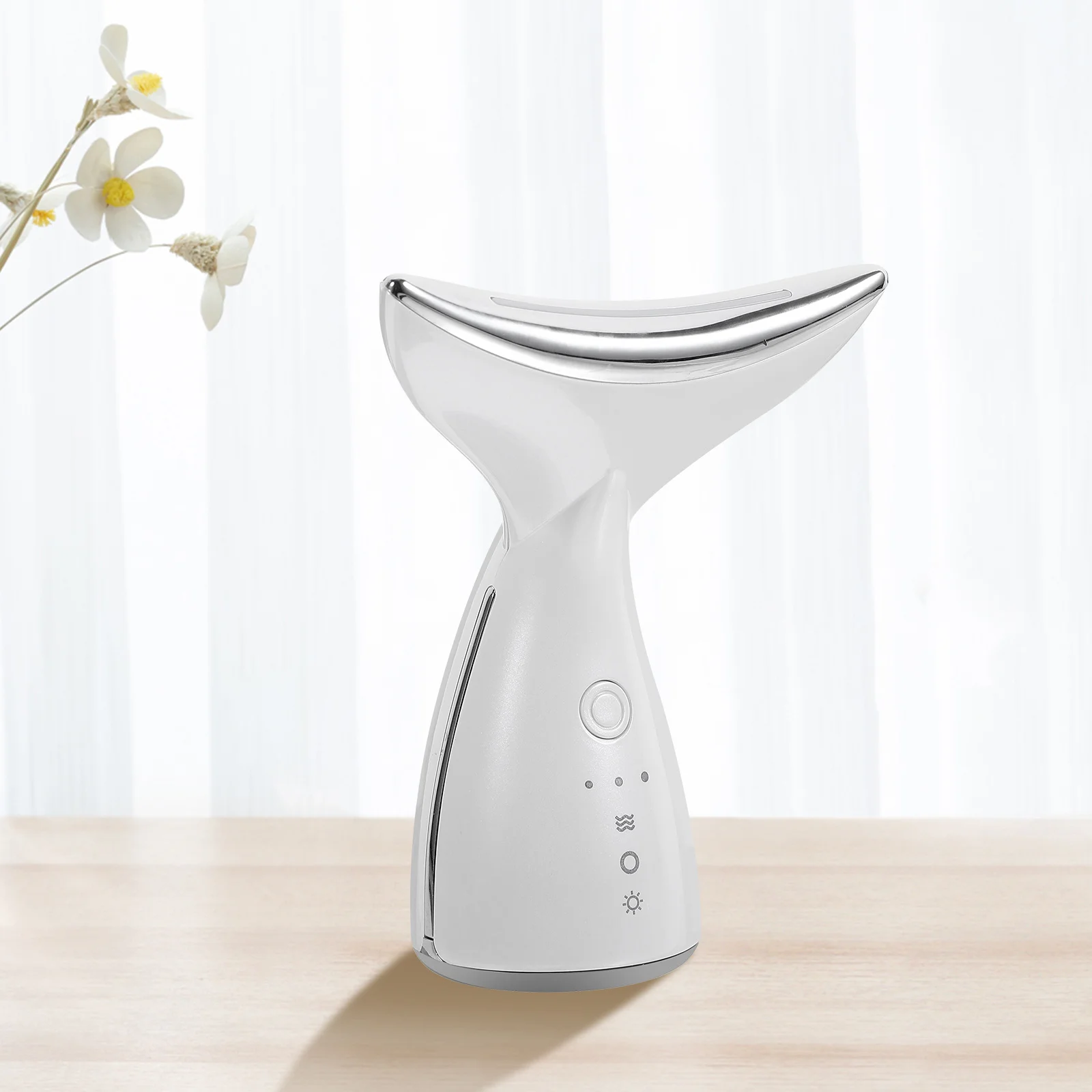 1 مجموعة قابلة للشحن الرقبة تشديد مدلك الرقبة جهاز إزالة التجاعيد أداة العناية بالبشرة شد الوجه جهاز التجميل العنق