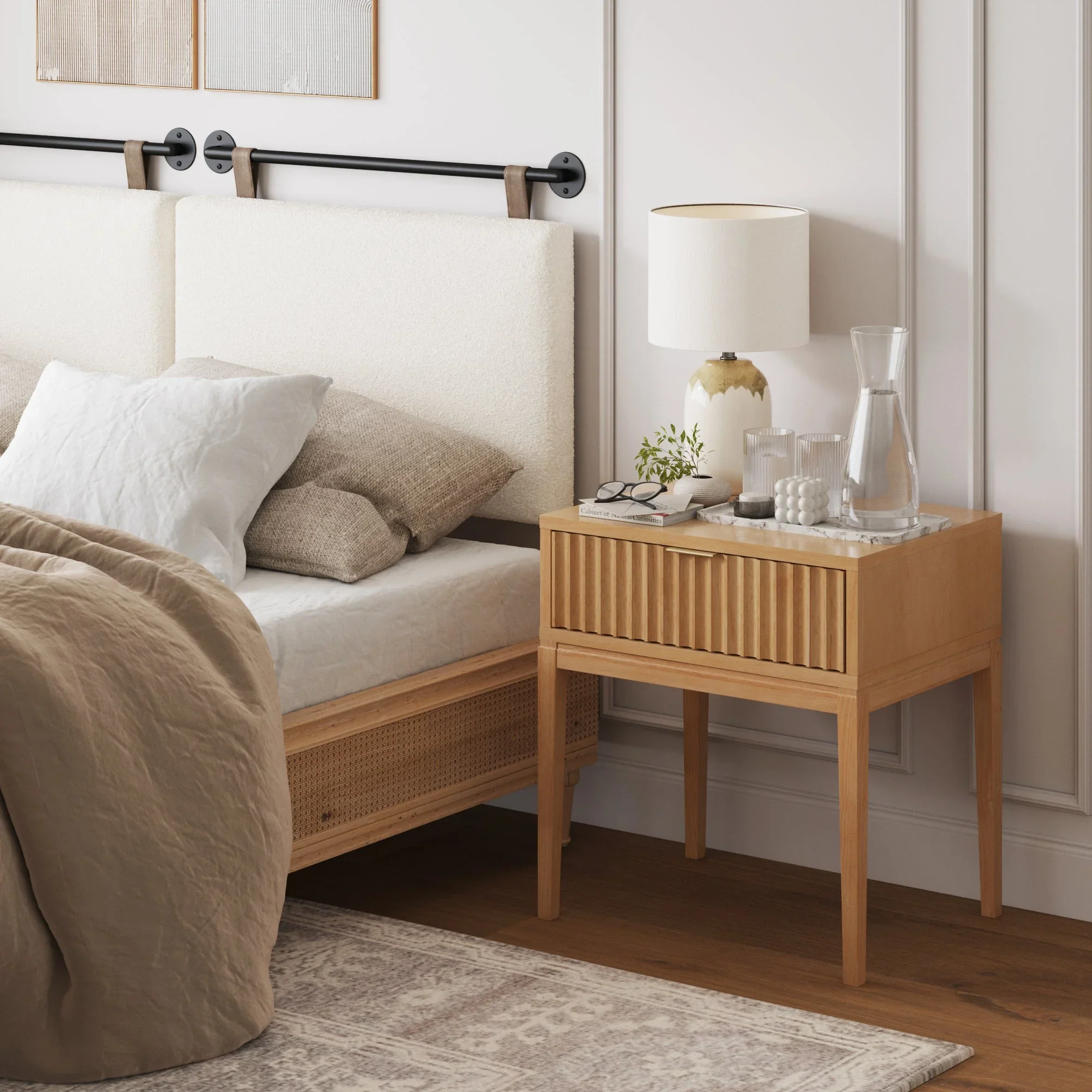 Geriffelt – Das moderne Design-Element für Ihr Schlafzimmer: Stilvoll, minimalistisch und funktional