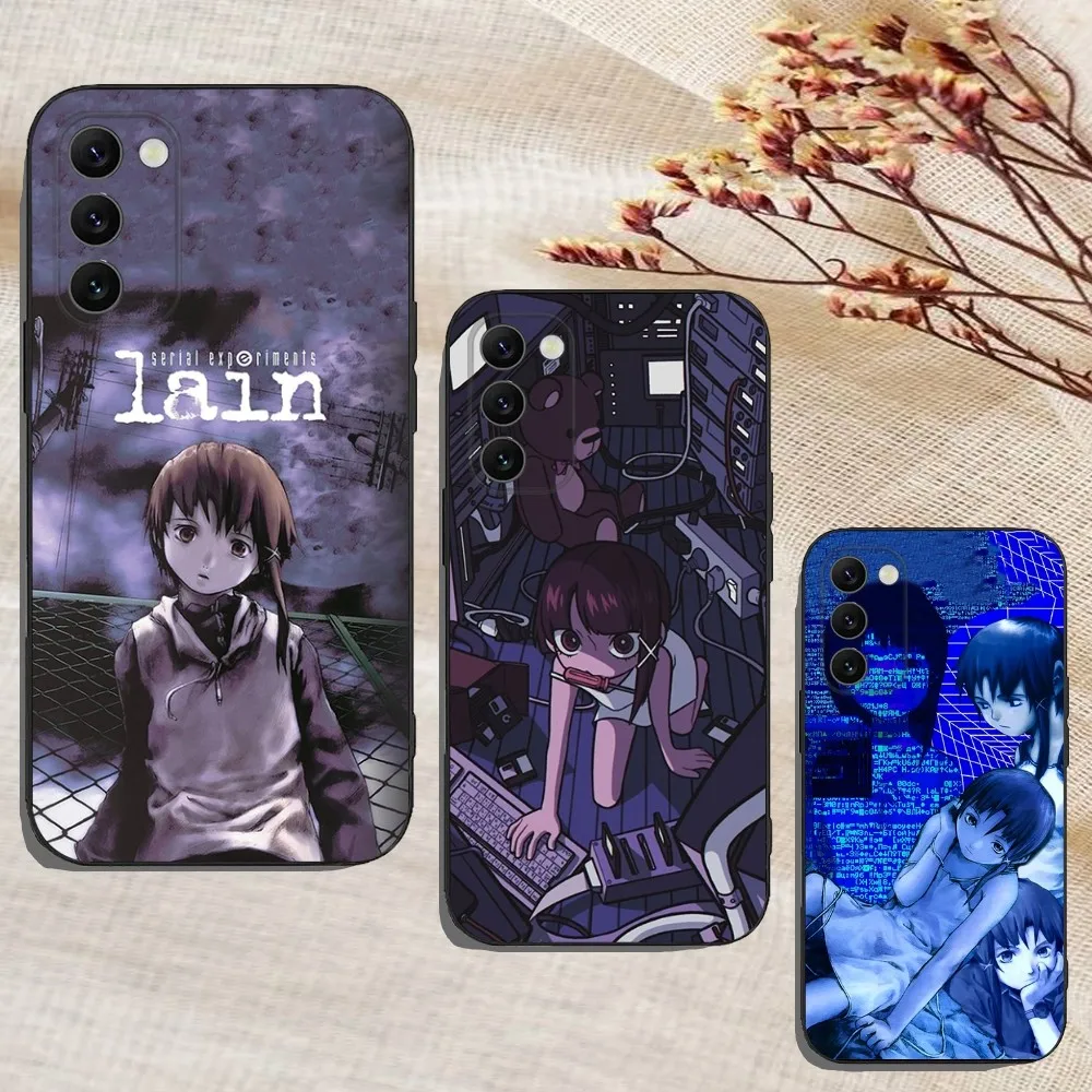 Serial Experiments Lain Phone Case For Samsung Galaxy A20,A21s,A22,A31,A32,A52,A53,A72,73,A80,A91Soft Black Cover