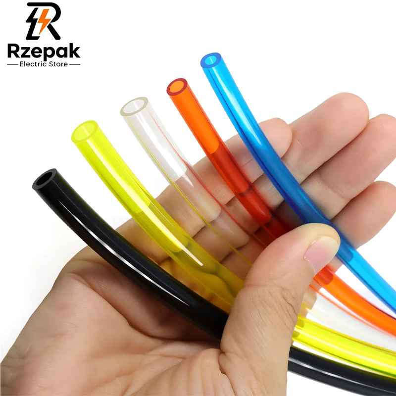 Oil Resistant Fuel Line Hose 1-20m Flexible Tube for Chainsaw String Trimmer Leaf Blower Brush Cutter Small Engine Garden Tools