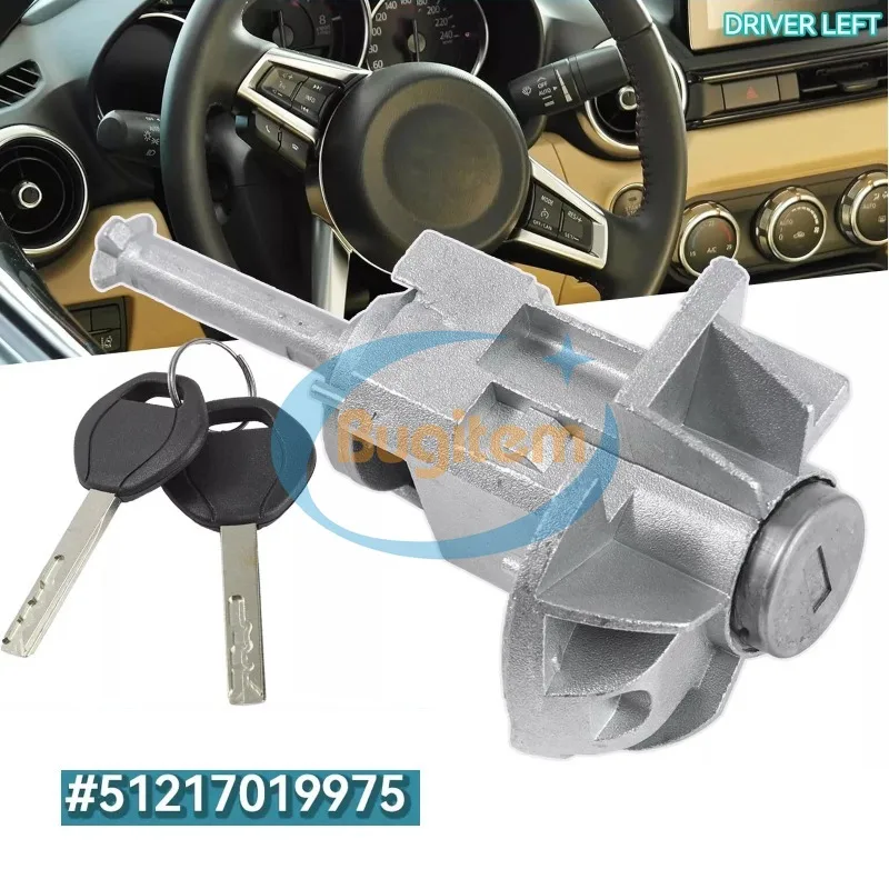 

Новый 51217019975 51218244049 Цилиндр замка левой двери С 2 КЛЮЧАМИ для BMW 3 серии E46 325i 325ci 325xi 2001-2006