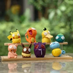 Original Pok é mon character Pikachu Bulbasaur Charmander Cute action character Cartoon doll model Toy Children's birthday gift