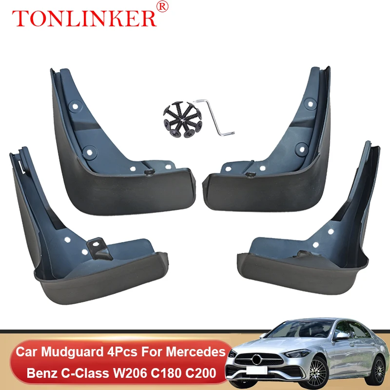 

Брызговики TONLINKER для Mercedes Benz C-Class Sedan W206 C180 C200 C260 2021 2022