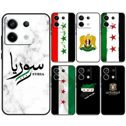 Syria Flag Case for Xiaomi Redmi 13C 12C 10C 10A 9C Note 12 13 10 8 9 11 Pro 12S 10S 11S Phone Cover
