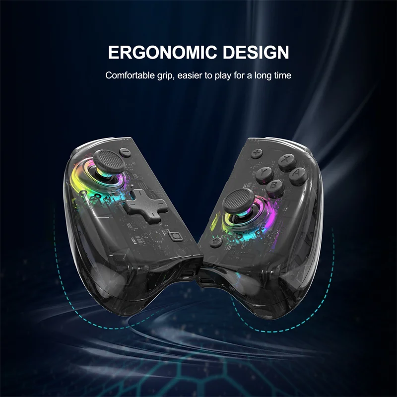 

NEW KS37B For Switch Joypad 6Axis Dual Motor Controller L/R Wireles Gamepad Compatible For Nintend Switch OLED Gamepad Console