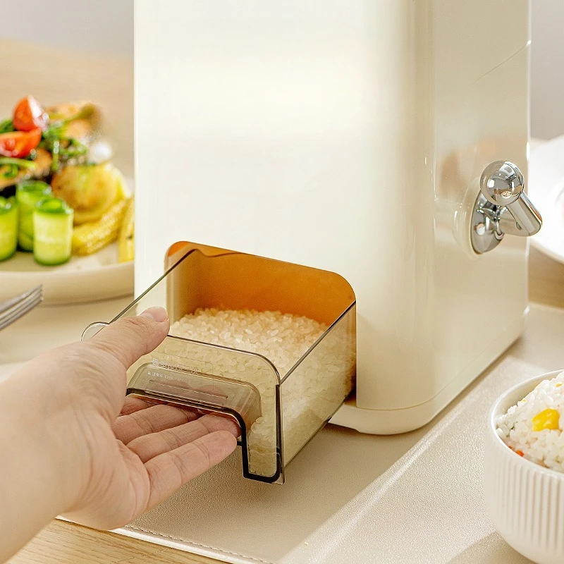 Rice Bucket  Household Sealed Insect-Proof and MoistureResistant Rice Storage Container Whole Grain Storage Box Food Storage Jar