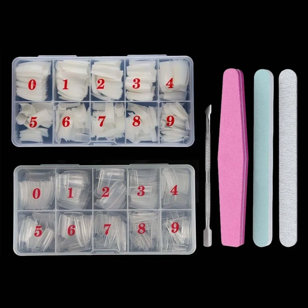 conjunto-de-unhas-posticas-curtas-quadradas-com-efeito-gota-resistentes-ao-desgaste-10-tamanhos