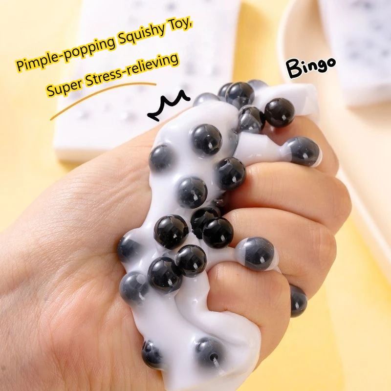 Nouveau Taba Squshy doux collant drôle jouet à presser bloc de boutons pour enfants adultes OCD jouet sensoriel soulagement de l'anxiété cadeau de Relaxation