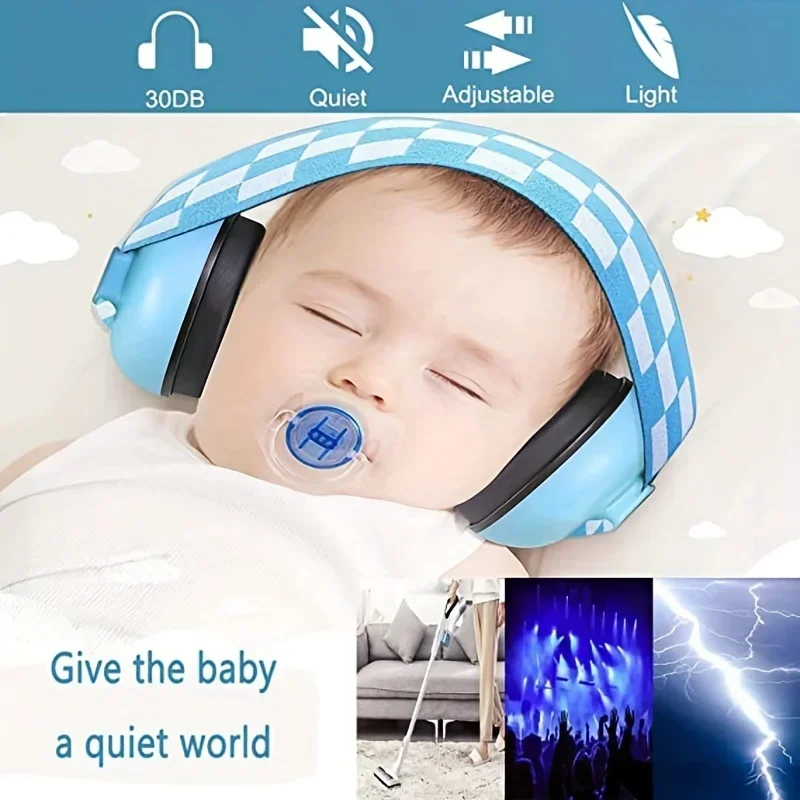 Baby Ear Protection Headphones for Toddler and Infant Noise Canceling Earmuff for Travel Airplane Sleepling