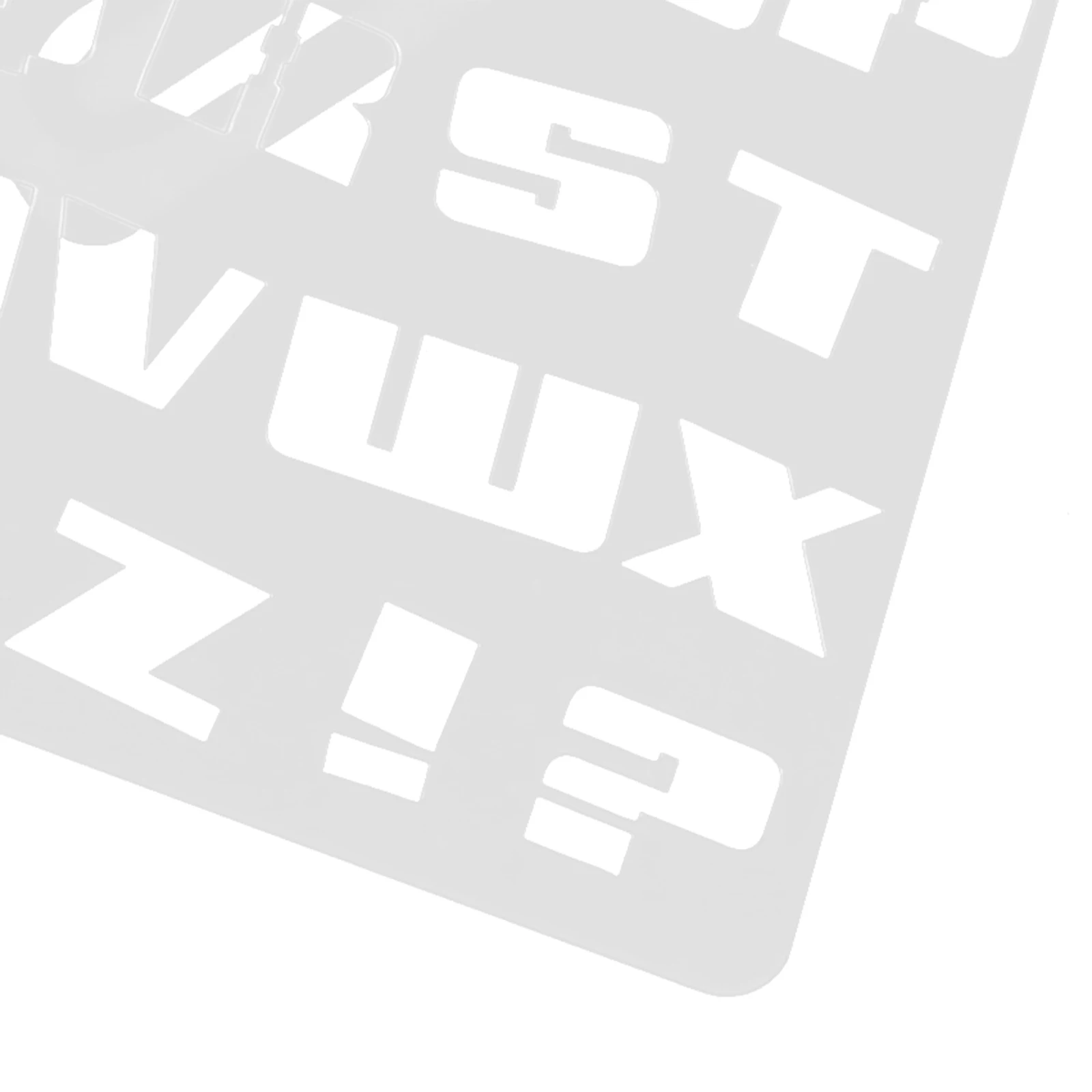 

20 Sheets Alphabet Letter Stencils Pet Plastic Reusable Painting Templates for Wall DIY Craft Decor Airbrush Number Stencil