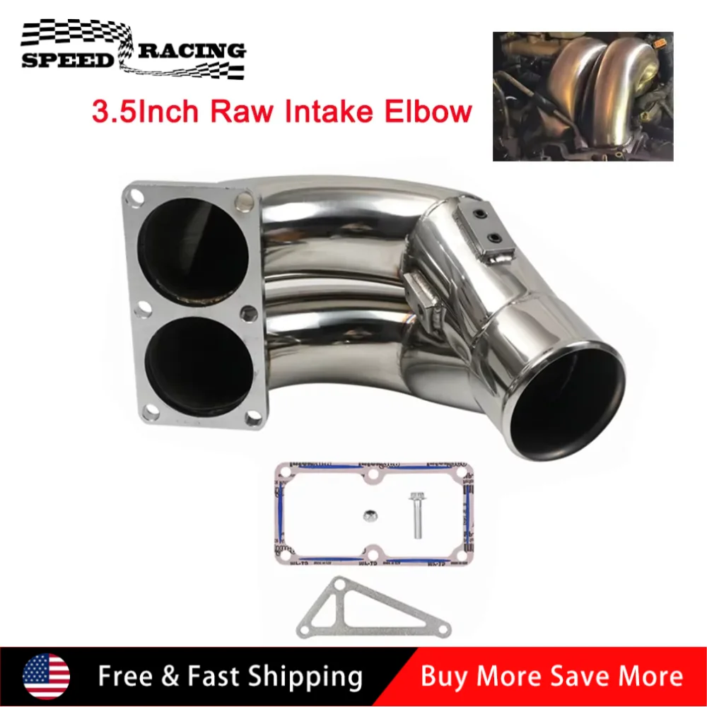 

High Quality 3.5 Inch Stainless Steel Raw Intake Elbow For 2007-2018 Dodge Ram 2500 3500 6.7L Turbo Sliver TP-1157
