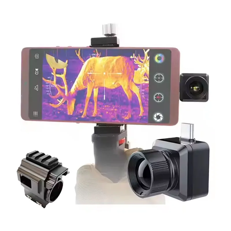 T2Pro Thermal Imager Infrared Night Vision Mobile Phone IOS Android For Hunting Outdoor Search 256x192 Infrared Camera