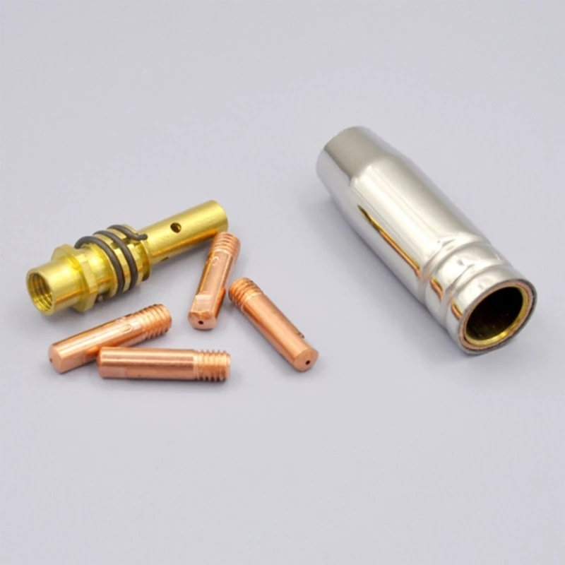 14Pcs 15AK Coating Welding Nozzle With Protective Coating Protective Sleeve