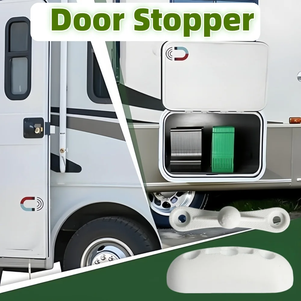 

Caravan Door Stopper Catch Storage Cabinet Door Holder Fixing Clip Sturdy For Camper Trailer Motorhome RV Protection Accessories