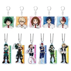 Gra Uraraka Ochako Midoriya Izuku Bakugou Katsuki brelok lalka Anime akrylowy brelok na prezent