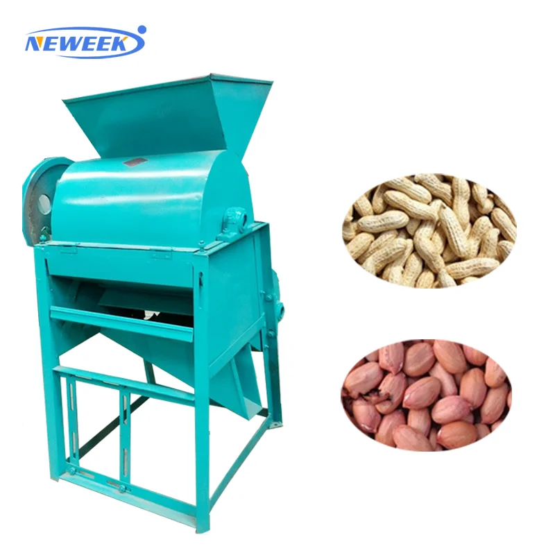 

NEWEEK Hot Sale Small Peanut Sheller Machine Electric Groundnuts Shelling Machine Peanut Thresher