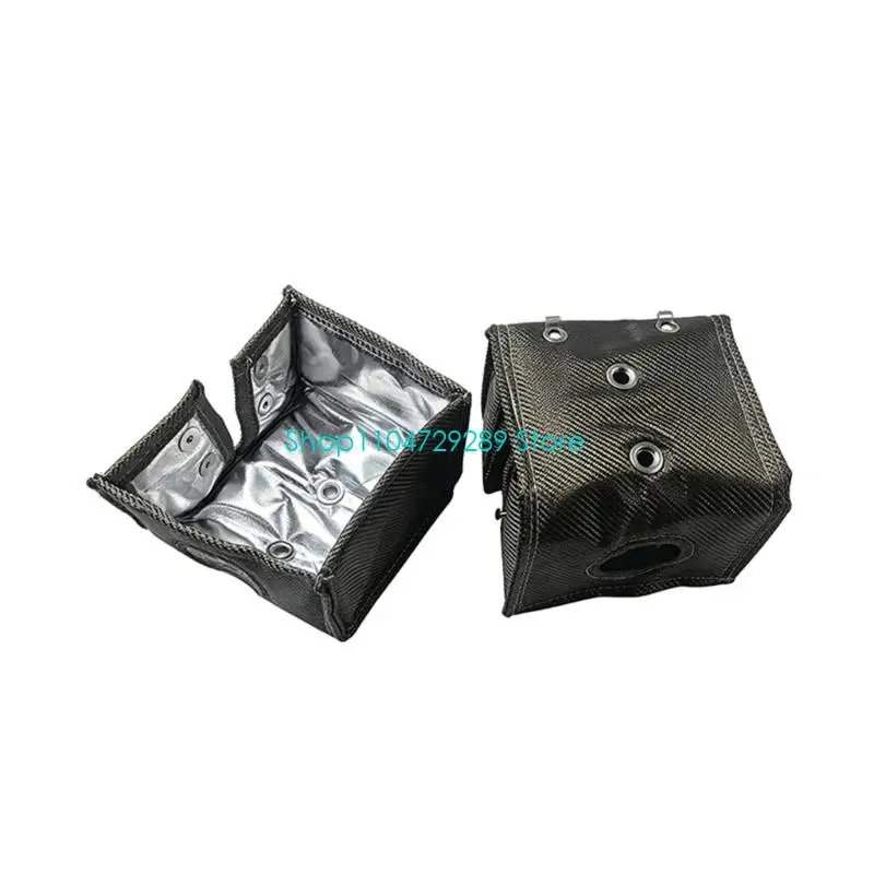 D8KE Replacement Engine Area Cover with Basalt Fiber Fabric, Reflective Thermal Barrier and Opening Detail for Outdoor Equipment