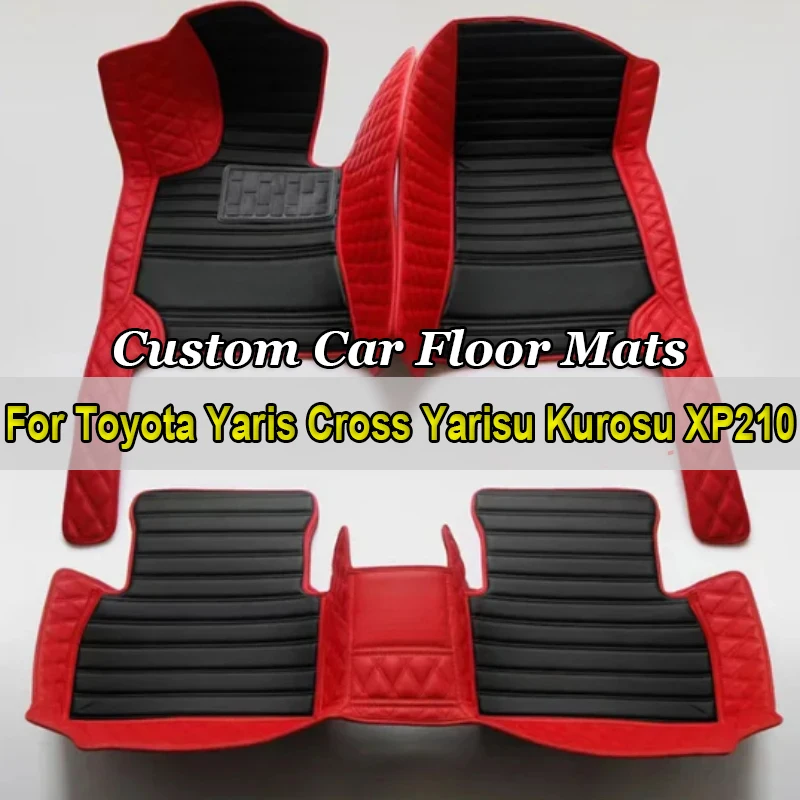 

Негибридные автомобильные коврики для Toyota Yaris Cross Yarisu Kurosu XP210 2021 2022 2023, водонепроницаемые подушечки, автомобильные аксессуары 2012