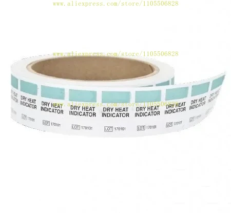 1pcs MesaLabs CI-DHI Dry Heat Sterilization Chemical Indicator Label Dry Heat Indicator Tape