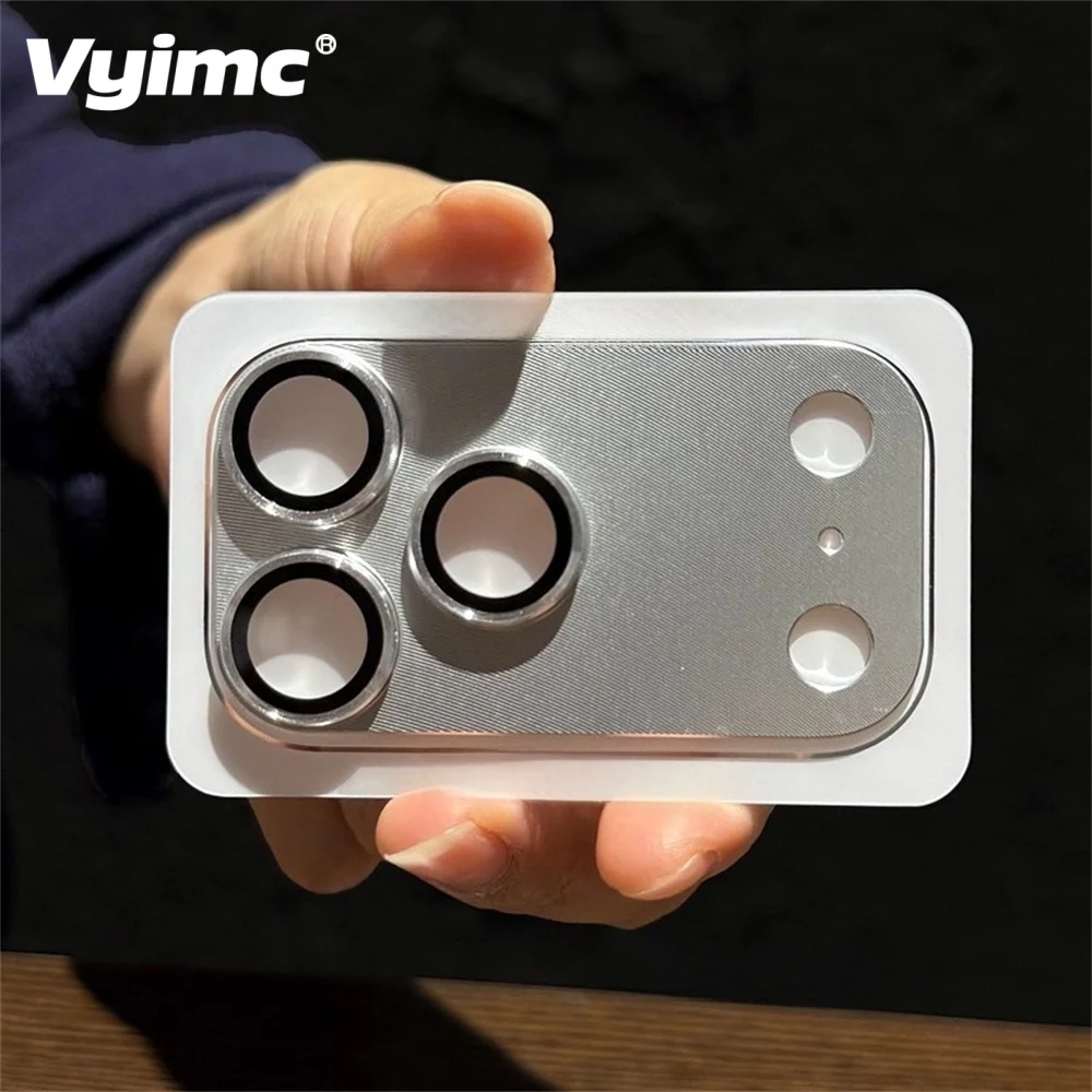 آيفون 17 برو ماكس 16 15 14 زائد 13 12 11 HD درع عدسة الكاميرا حامي حالة حلقة معدنية عدسة الزجاج المقسى فيلم الملحقات