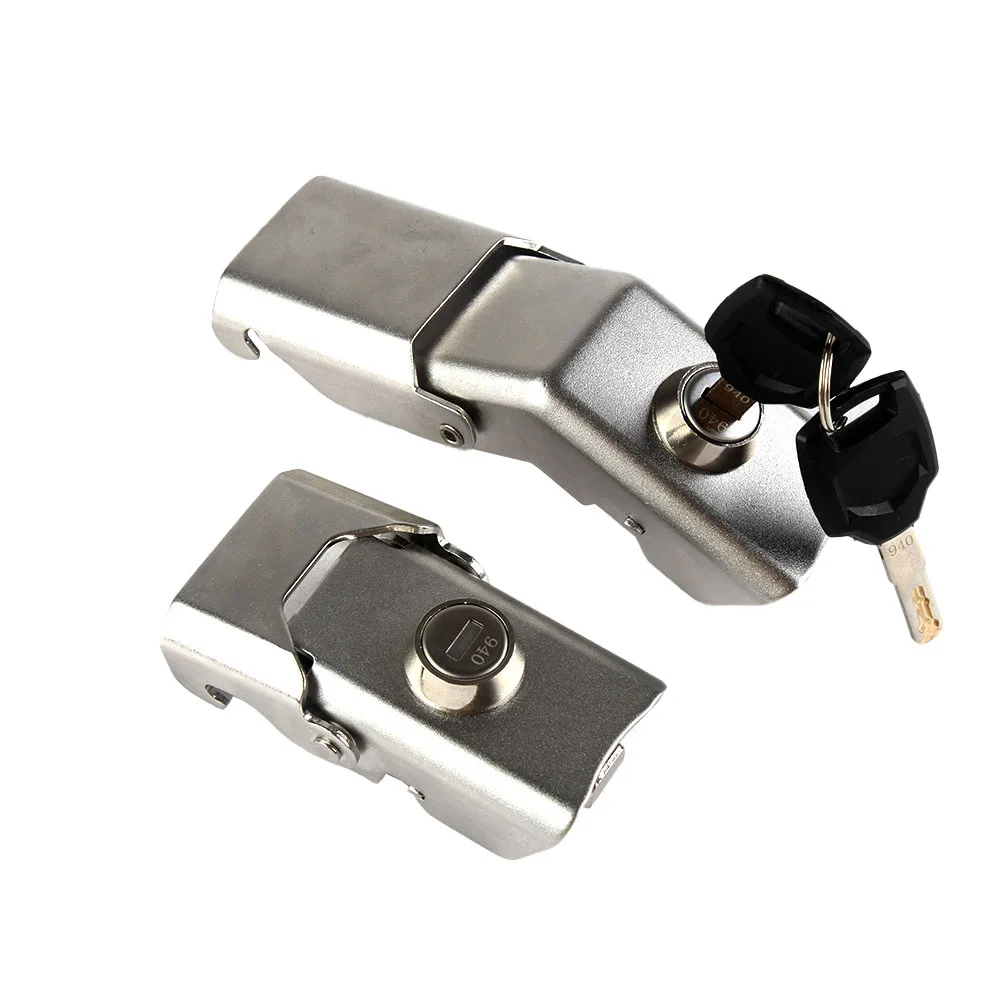 

Цилиндр замка хвостовой коробки мотоцикла с 2 ключами для багажников от 36 до 100 л, безопасность ваших принадлежностей во время езды