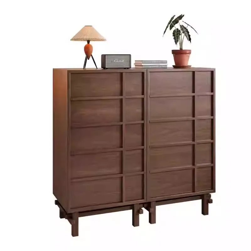 

Peach chest storage bedroom living room modern simple storage drawer