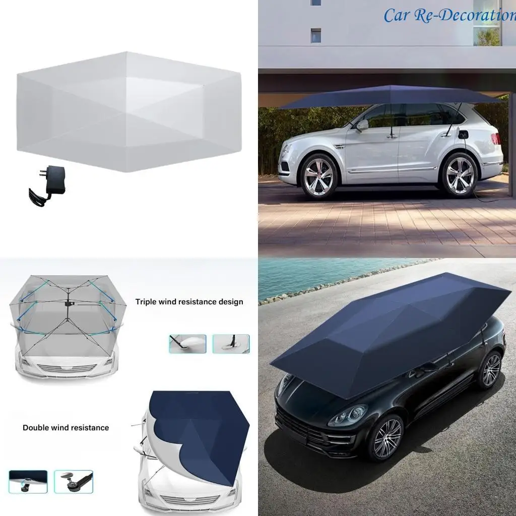 R58D Quick Truck SUV Roof Sunshade 480x230cm Heat Reflective Material Remote Control Included for Long Distance Travel