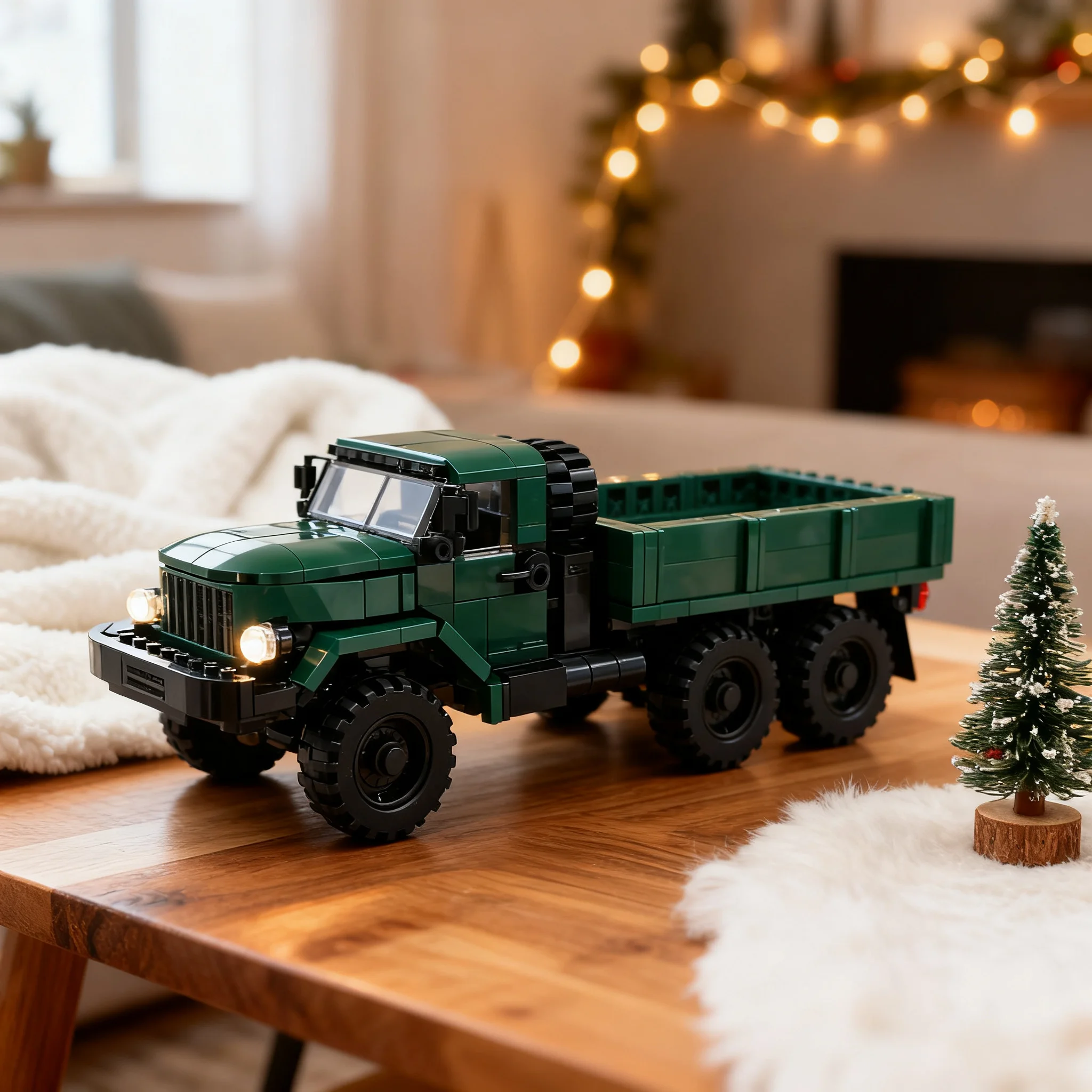 357pcs MOC Cars ZIL 131 Flatbed Model Christmas Gift Creative Collection Home Decoration And For Lovers Decor