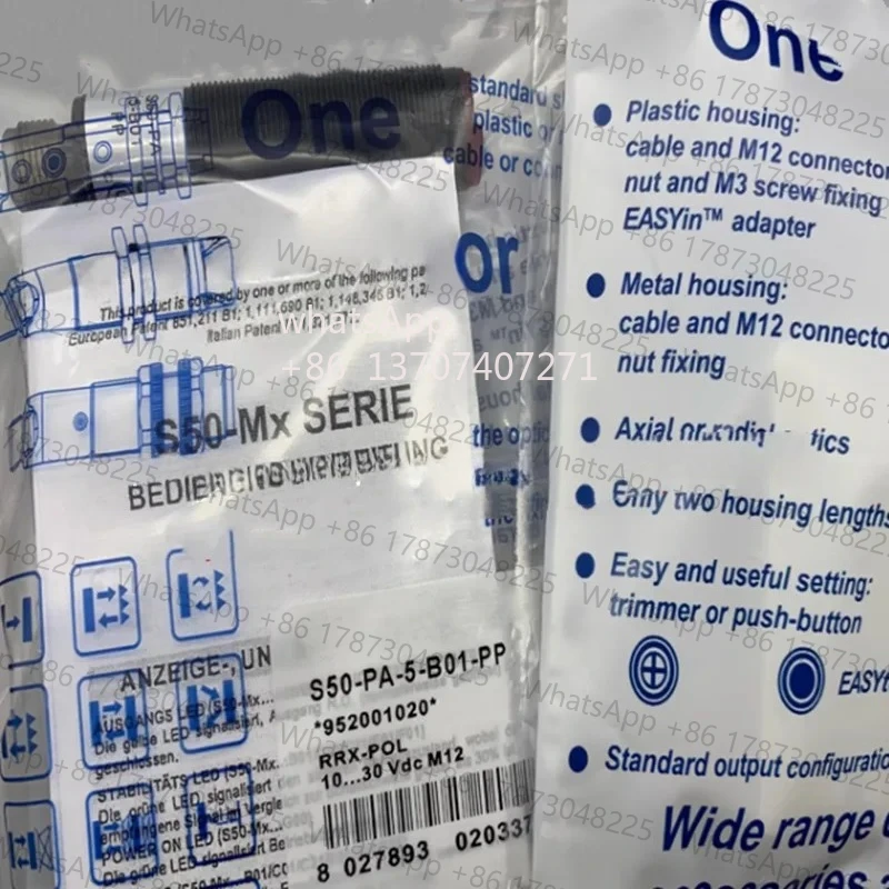 

S50-PA-5-B01-NN S50-PA-5-B01-PP Sensor