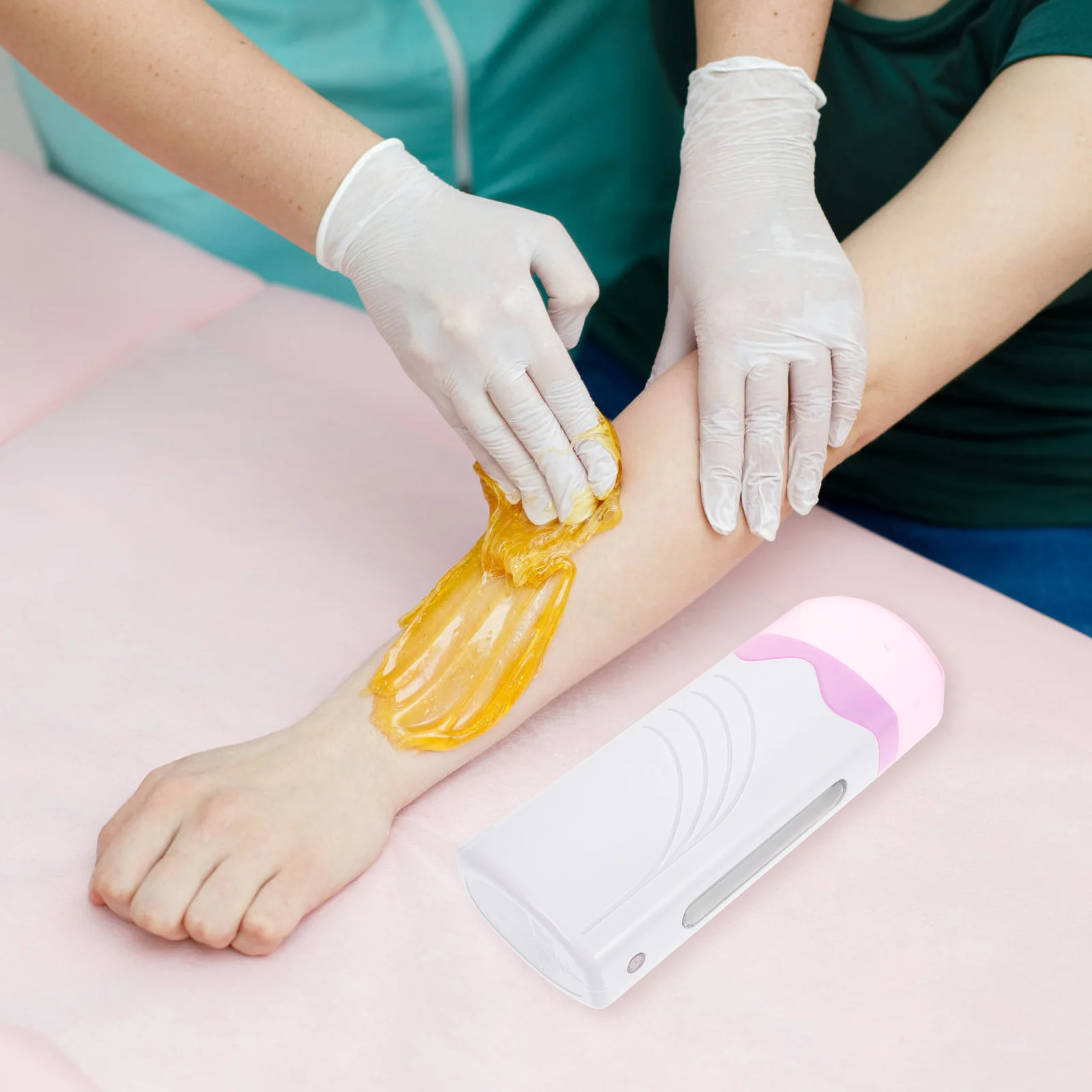 

Roll on Wax Warmer Wax Heater Small ABS Shell Portable Roll on Waxing Heater for Hair Removal Eu Plug Waxing Warmer Kits