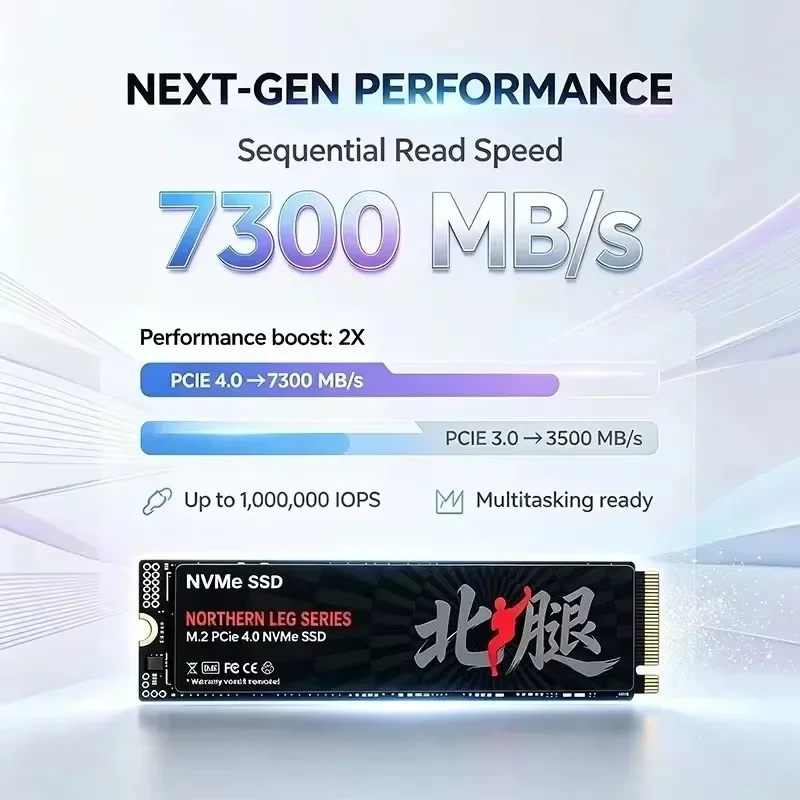 New M.2 NVMe SSD PCIe Gen4 High Performance Internal Drive 500GB 1TB 2TB 4TB Storage Upgrade For PS5 Desktop Laptop PC