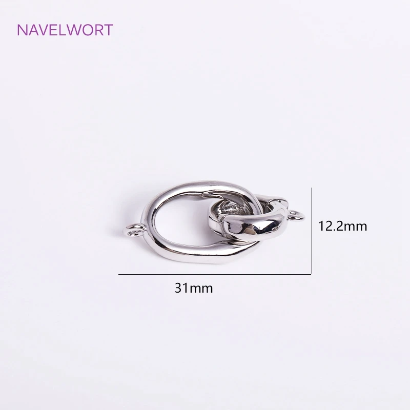 Trendy 18K vergoldet Klapp Halskette Enhancer für DIY Halskette Herstellung Zubehör Messing Anhänger Bail Schmuck Materialien Großhandel – Detail 39