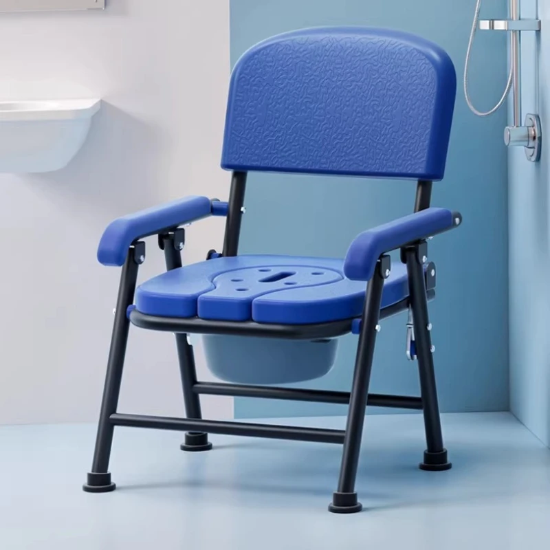

Складное прикроватное кресло-туалет для пожилых людей, портативное кресло-туалет с подлокотниками, кресло для душа для пожилых и людей с избыточным весом