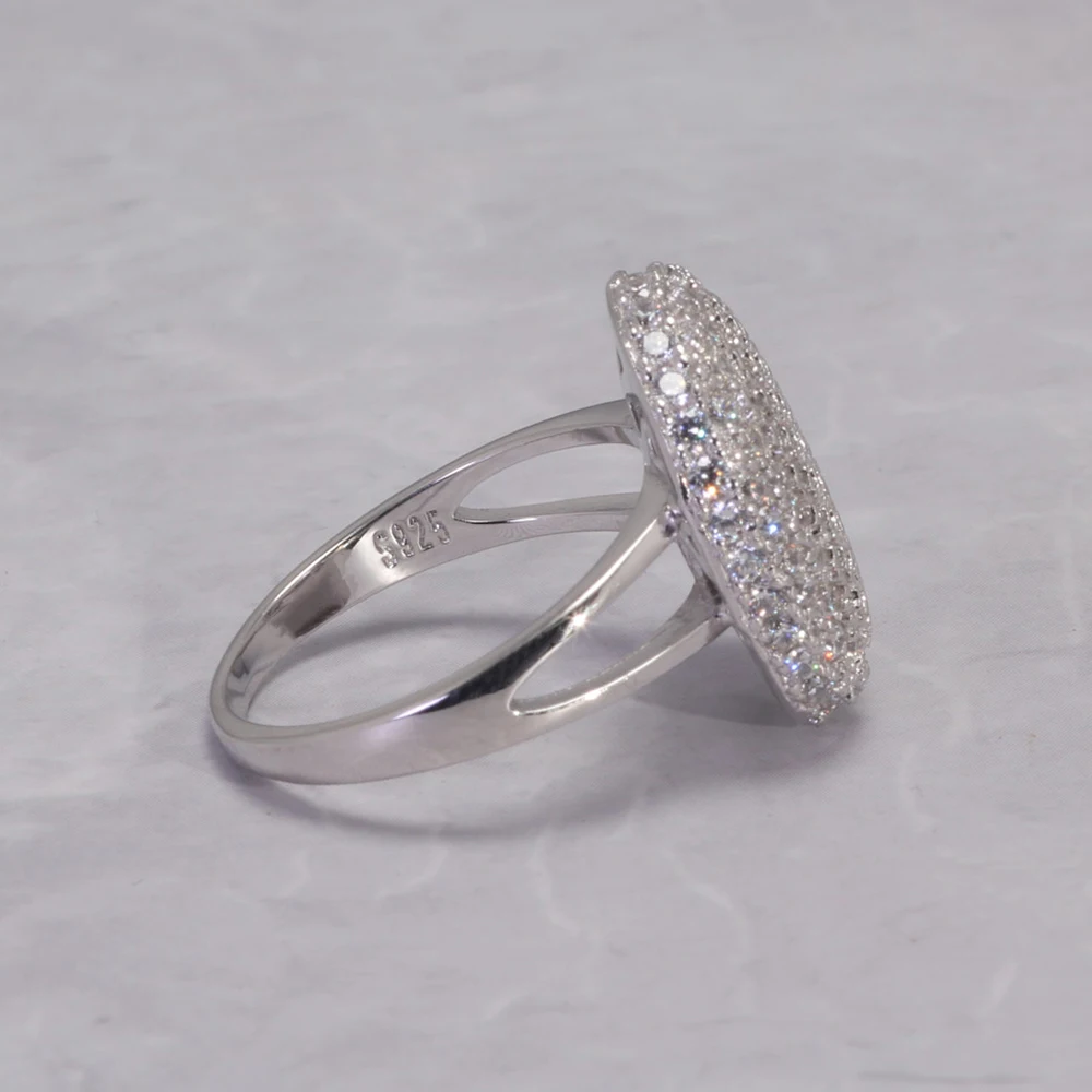 Group bague de mariage en argent regardé 925 avec boîte en métal en forme de cœur, Twilight Breaking Foster, fiançailles