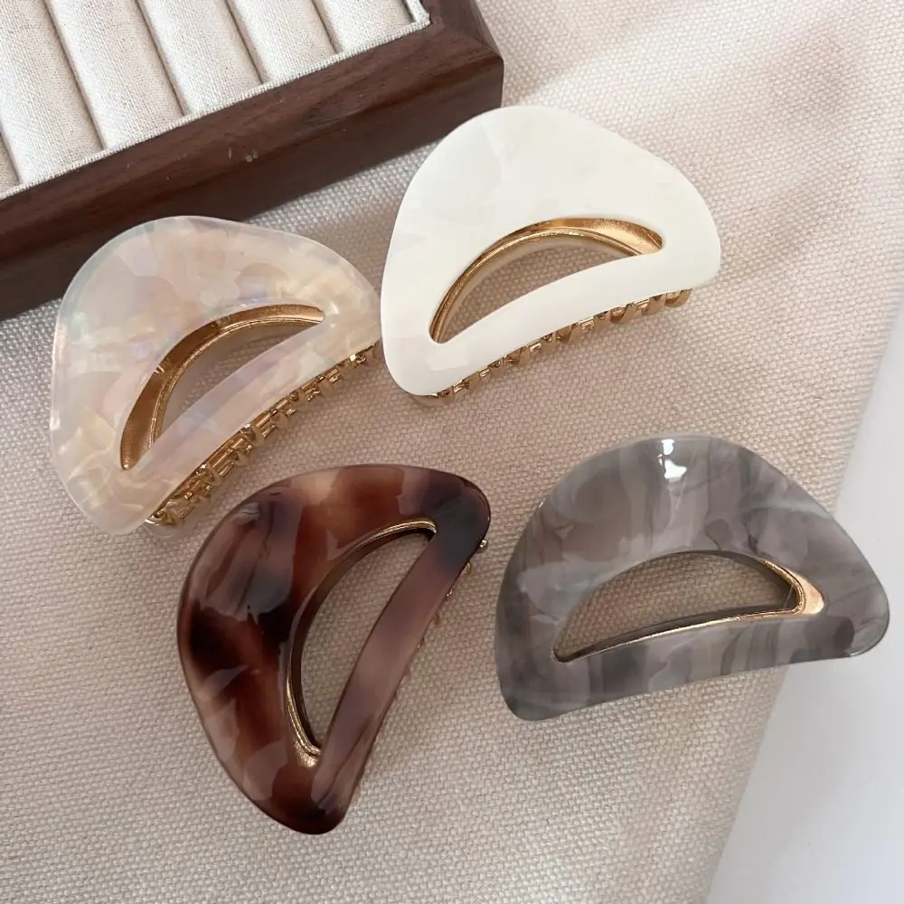 

Creative Acetate Hair Clip Styling Tools Simple Shark Grasp Clip Hair Accessories Women Girl