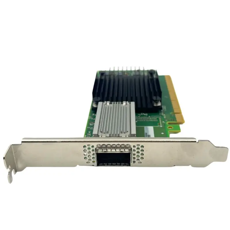 MCX515A-CCAT PCIe 3.0 X16 منفذ واحد QSFP28 100GbE بطاقة واجهة الشبكة ConnectX-5 محول سلكي خارجي لاستخدام الخادم d