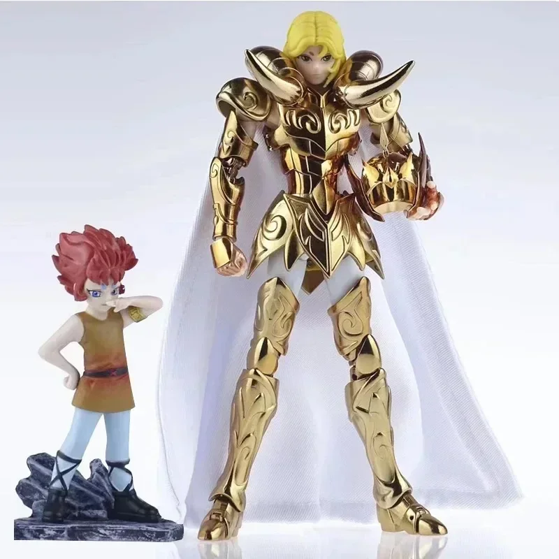 In Stock Metal Aries Mu Metal Horn JM.MST Model Saint Seiya Myth Cloth EXM/EX 24K/OCE/Dark Gold Zodiac Knights Action Figure