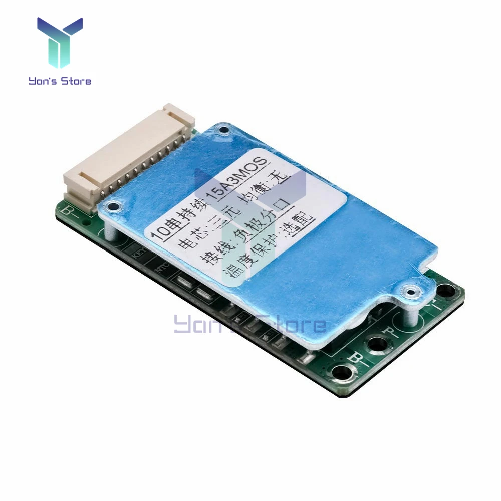 BMS 10S 36V 15A литий-ионная литий-полимерная батарея 18650 зарядное устройство Защитная плата защита от короткого замыкания общий порт для электро...