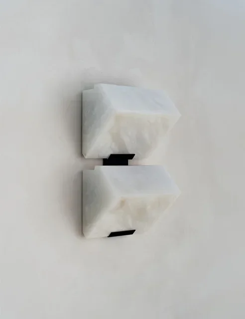 Alabaster-Treppenhaus-Wandleuchte, moderne Außen-Hotel-Korridor-Wandkunstleuchte, Wohnzimmer-Schlafzimmer-Hintergrundwand-Nachttischlampe – Detail 10