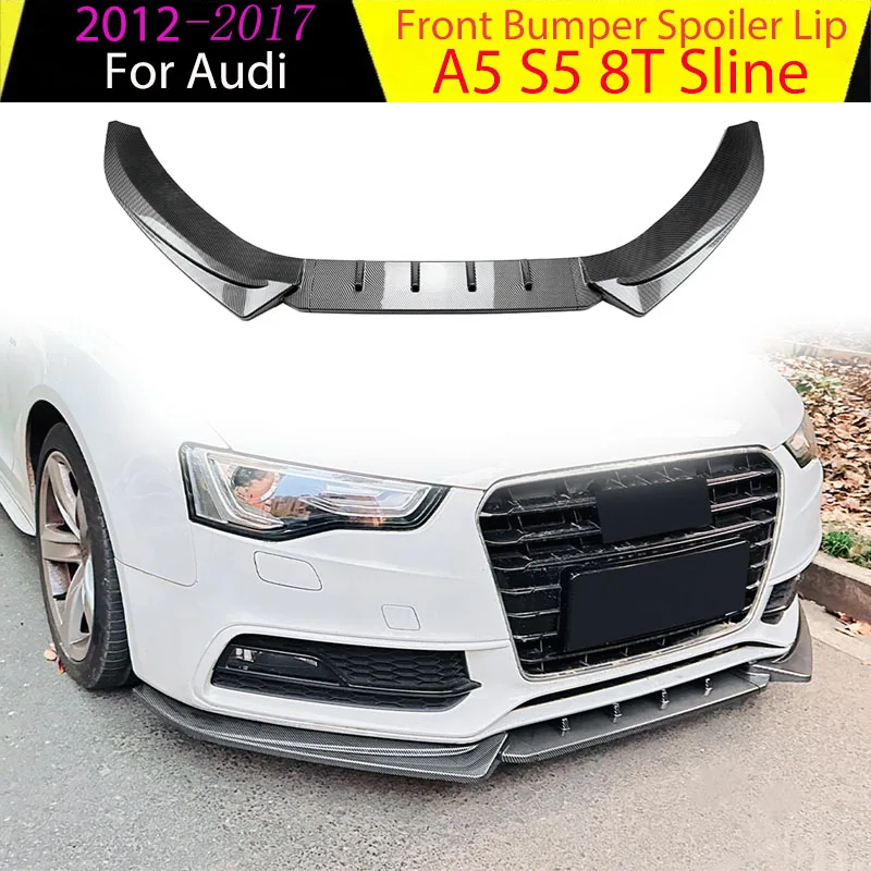 

Автомобиль для Audi A5 S5 8T Sline 2012-2017 передний бампер, спойлер, сплиттер, нижний диффузор, лезвие, комплект кузова, аксессуары, автотюнинг