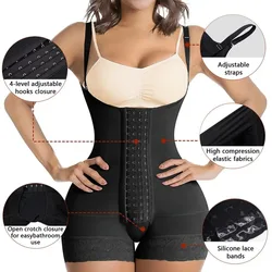 Original Women's Colombian Postpartum Sash Reducers Corset High Girdle For Post-Surgical Use Slimming Sheath Tummy Shapewear